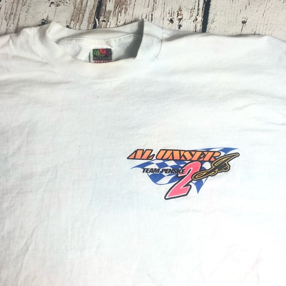 Vintage Al Unser Jr F1 Racing T-Shirt Nascar VTG - Picture 5 of 5